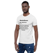Load image into Gallery viewer, White Blacknificent Short-Sleeve Unisex T-Shirt
